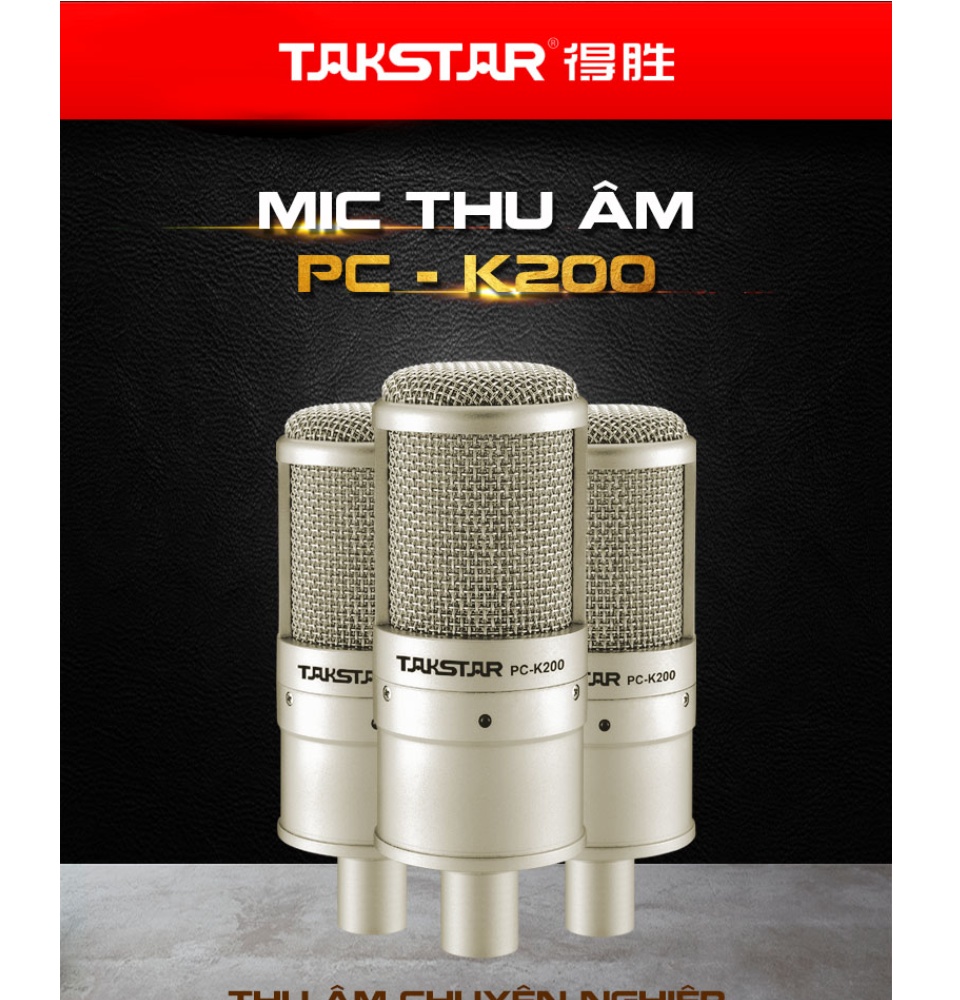 Micro thu âm Takstar PC - K200