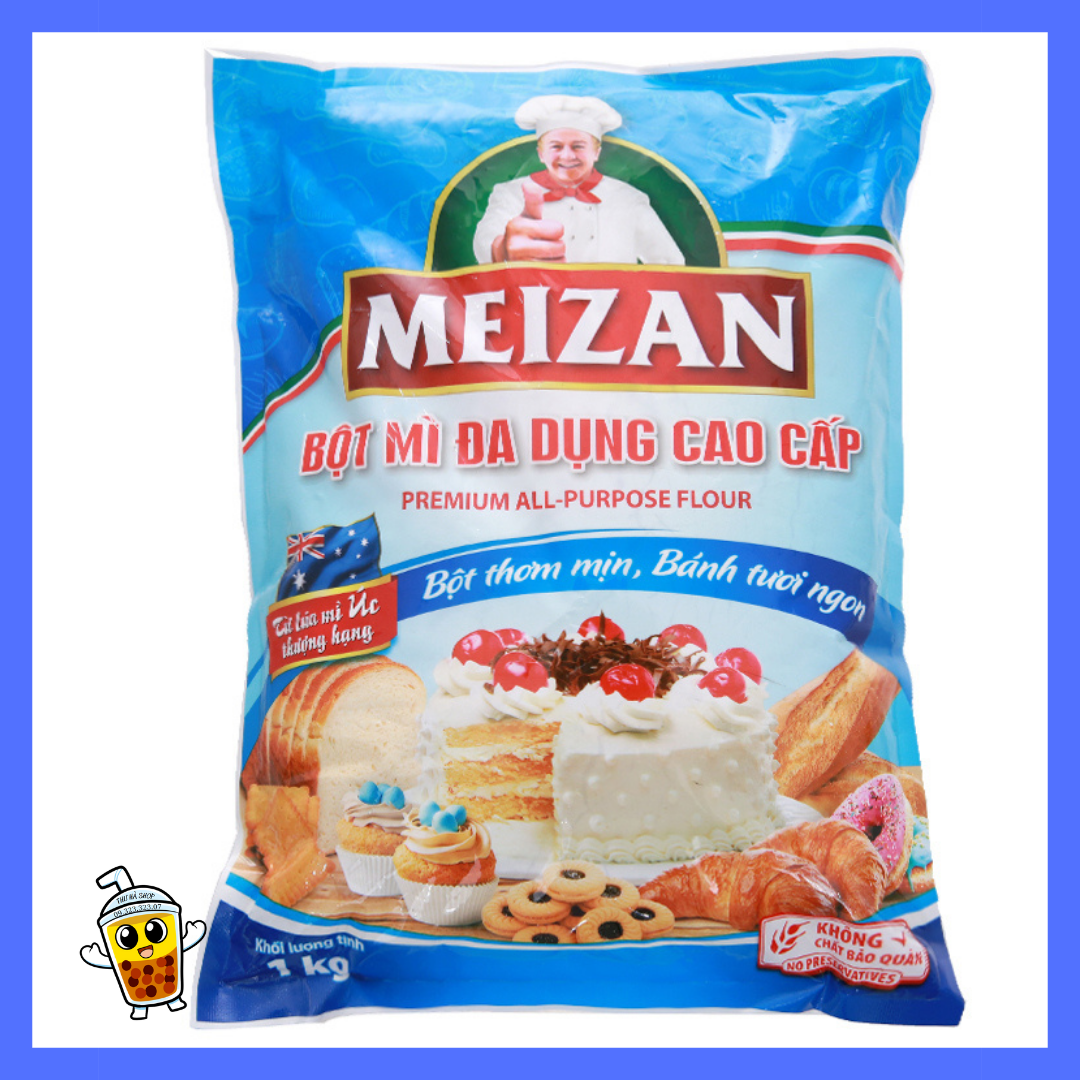 bột mì đa dụng MEIZAN / bột mì đa dụng cao cấp la bàn MEIZAN 500g/1kg
