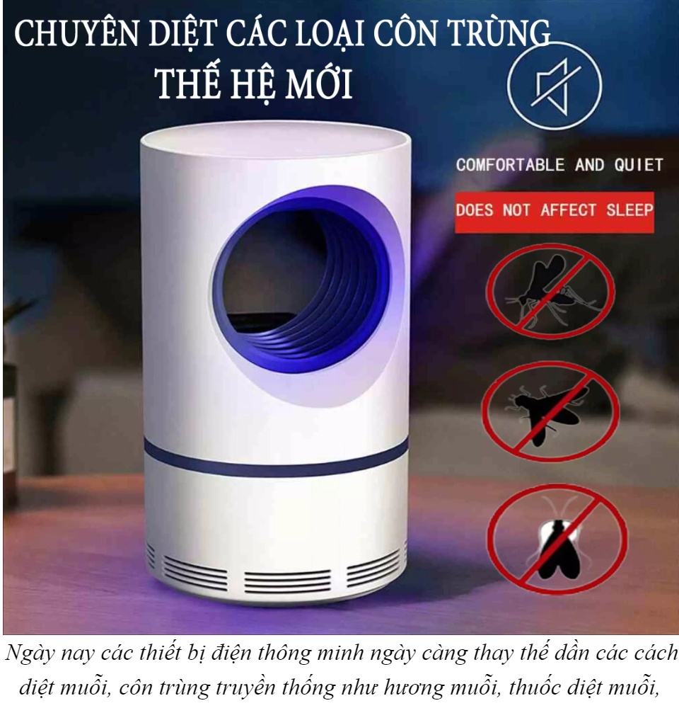 Đèn Bắt Muỗi Và Côn Trùng Thông Minh. Hiệu Quả Bắt Sạch Muỗi Trong Phòng Chỉ Sau 1 Đêm- Sản Phẩm Đã Được Kiểm Chứng - An Toàn Tuyêt Đối Cho Phòng Ngủ Của Bạn - Bảo Hành Toàn Quốc 1 Đổi 1 Mega Big 5.0