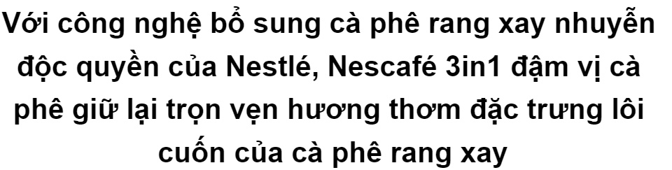 [HCM]Nescafe 3in1 đậm vị cà phê bịch (46 gói x 17g)