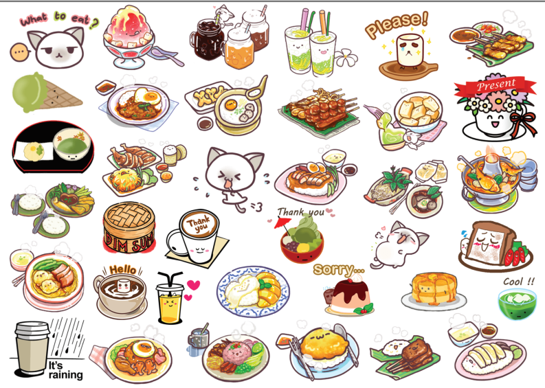 Sticker dán sổ tay, trang trí sổ dán ảnh, scrapbook, nhãn dán sinh nhật, giáng sinh