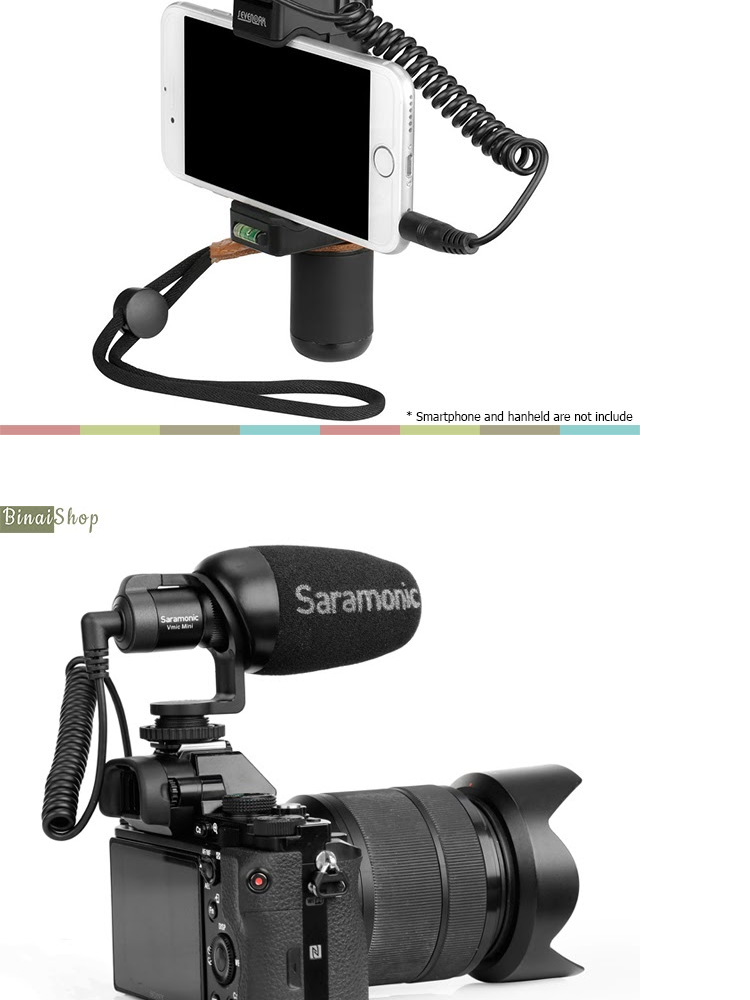 Micro shotgun cho smartphone Saramonic Vmic Mini