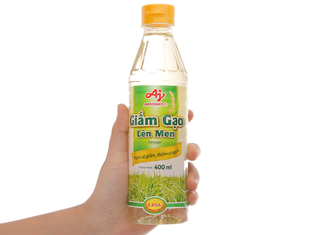 Giấm gạo lên men chai 400ml