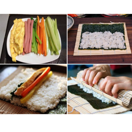 Rong Biển Gimbab Cuộn Cơm Nhập khẩu Hàn Quốc Tiện Lợi