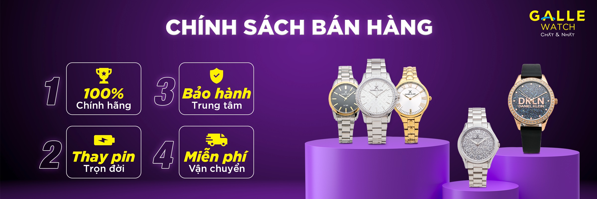 Đồng Hồ Nữ DANIEL KLEIN Chính Hãng - Galle Watch Store - Đồng Hồ Mặt Kính Cứng Dây Đeo Thép Đan Cao Cấp Không Gỉ, Chống Nước, Đồng Hồ Nữ Sang Trọng, Cao Cấp, Bảo Hành 24 Tháng, Thay Pin Miễn Phí Trọn Đời DK.1.12560