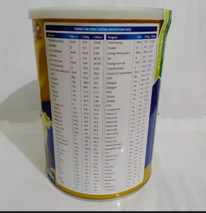 Sữa bột Alphamilk NaNo Curcumin Nấm Lim Xanh, tăng cường sức đề kháng, giảm viêm dạ dày, xương khớp, gout, ung thư , tai biến, gan, huyết áp, làm đẹp da, Bách hóa ngọc châu – hộp 900g