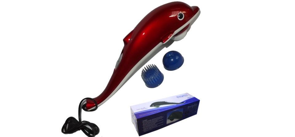 Máy Massage Cá Heo Cầm Tay Lớn Ba Đầu