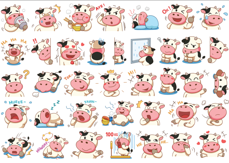 Sticker dán sổ tay, trang trí sổ dán ảnh, scrapbook, nhãn dán sinh nhật, giáng sinh