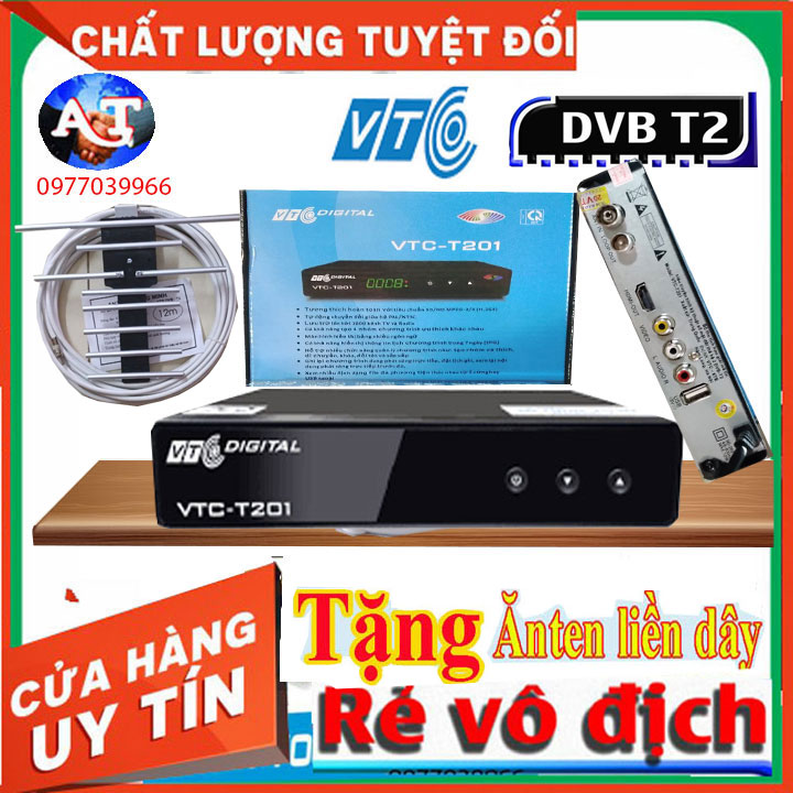 Đầu thu kỹ thuật số truyền hình mặt đất DVB VTC T201