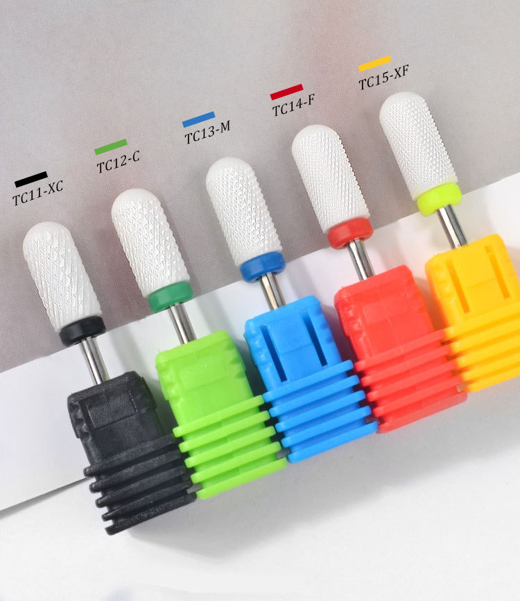 Đầu mài sứ (đầu mài dũa móng, phá móng) đủ kích cỡ (XF, F, M, C, XC)