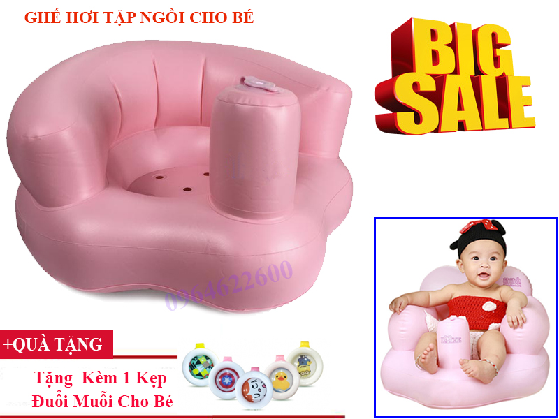Ghế Tập Ngồi Bằng Hơi, Ghế tập ngồi cho bé, [Hàng Xịn, Dày- Dùng Mãi Không Hỏng], tránh bị tổn thương Xương, bé vô cùng thích thú. Tặng kèm 1 móc điện thoại thông minh 5 sao. BH đổi mới 7 ngày - Giá Cực Hấp Dẫn!!!
