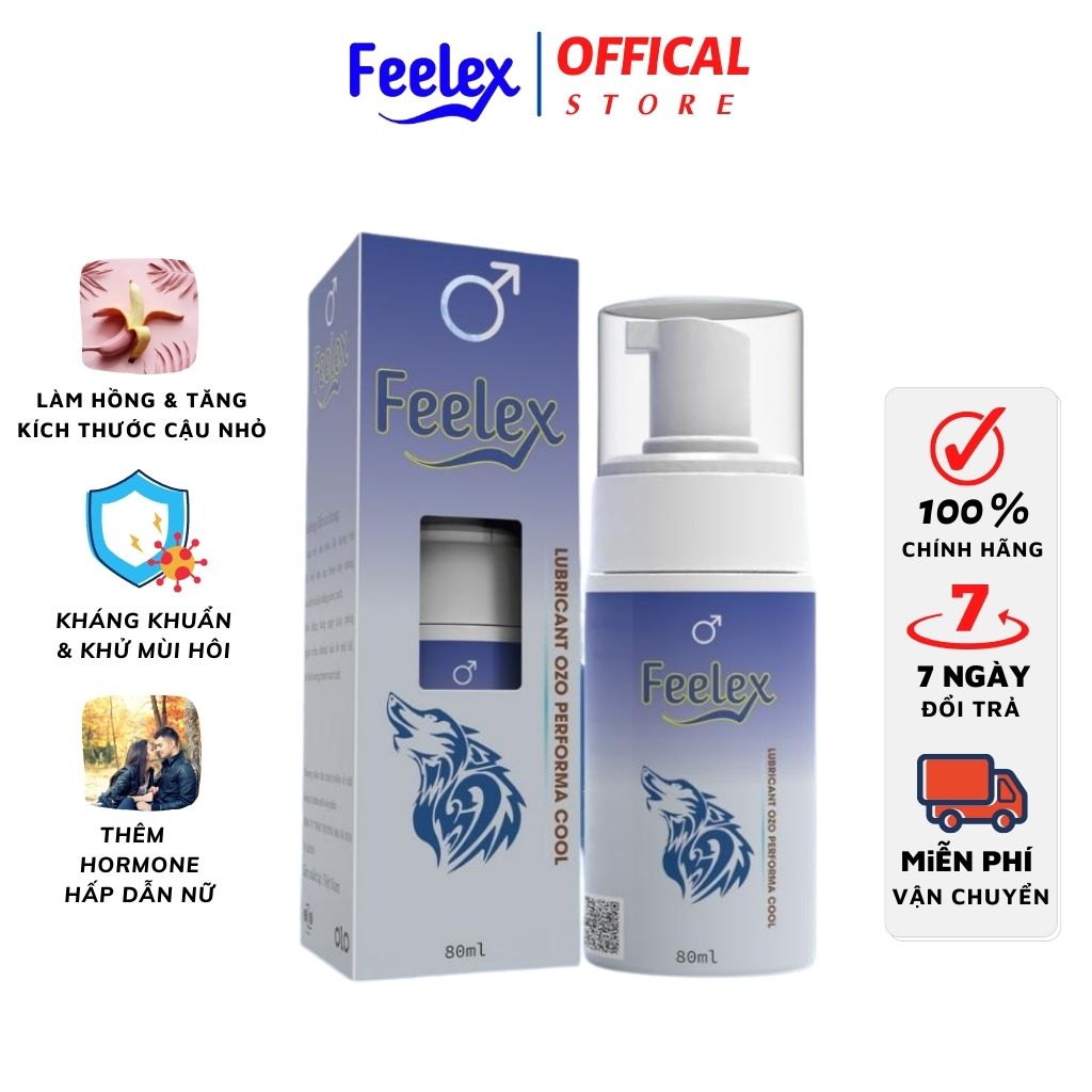 Dung dịch vệ nam giới dạng bọt tuyết Feelex Men 80ml