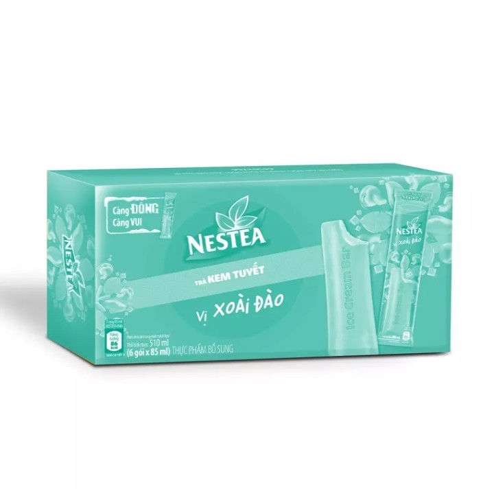 COMBO 1 Hộp kem tuyết NESTEA mix vị gồm ( trà chanh + trà sữa )
