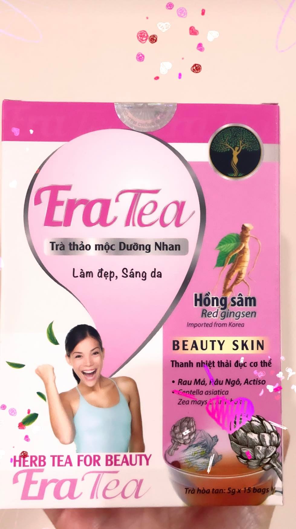 Trà Thảo Mộc Dưỡng Nhan Era Tea