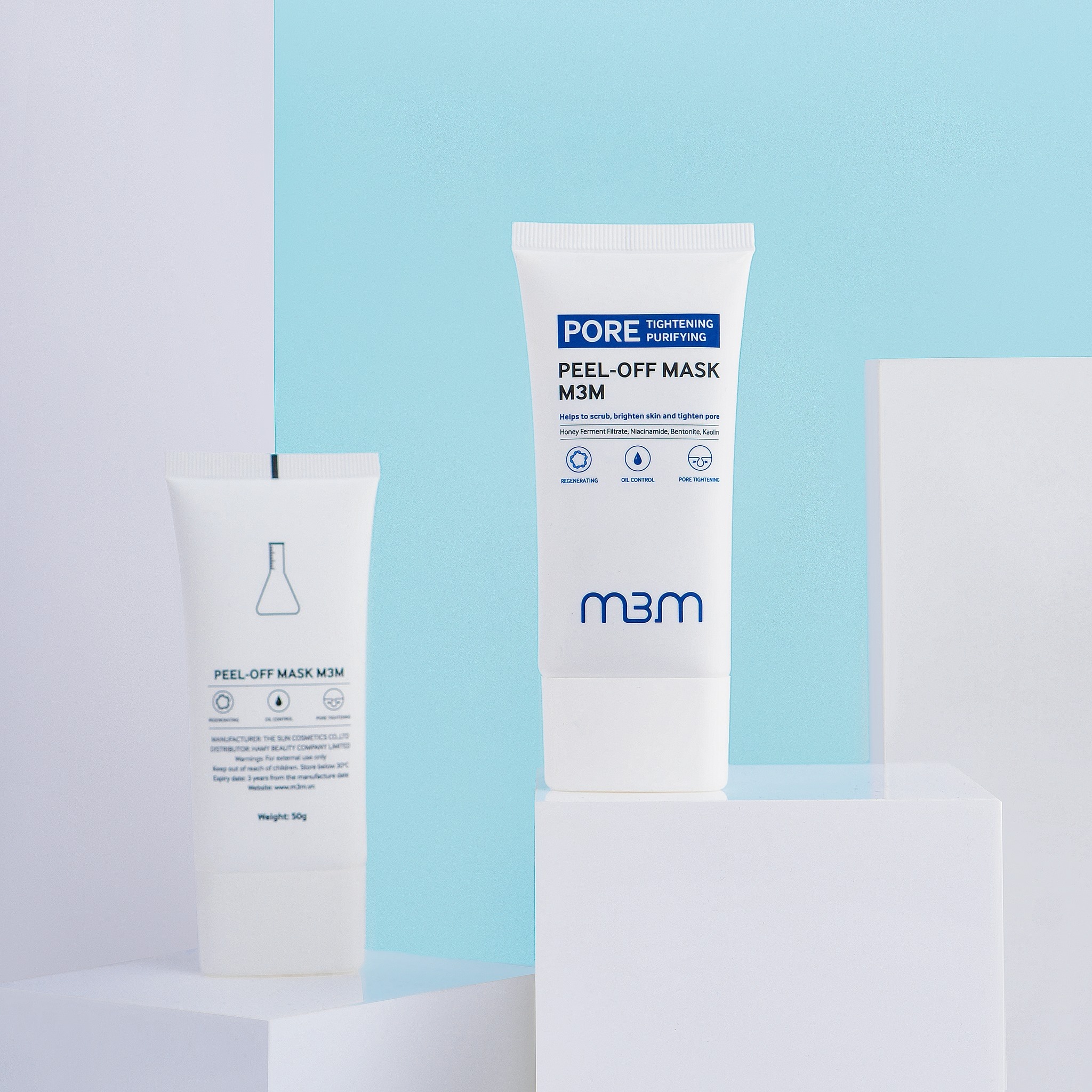 Siêu phẩm mặt nạ màng tế bào sinh học - Peel Off Mask M3M 30ml -  Tặng Tinh Chất M3M 10ml