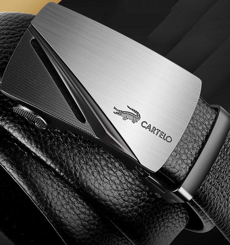 Thắt lưng nam CARTELO- G101 rộng 3.5Cm DÀI 120Cm, dây nịt nam Cartelo cao cấp khóa hợp kim , da 2 lớp mềm mại.-[Dây lưng nam, thắt lưng da cá sấu, thắt lưng nam da bò thật, dây lưng nam cao cấp full hộp-[green store]