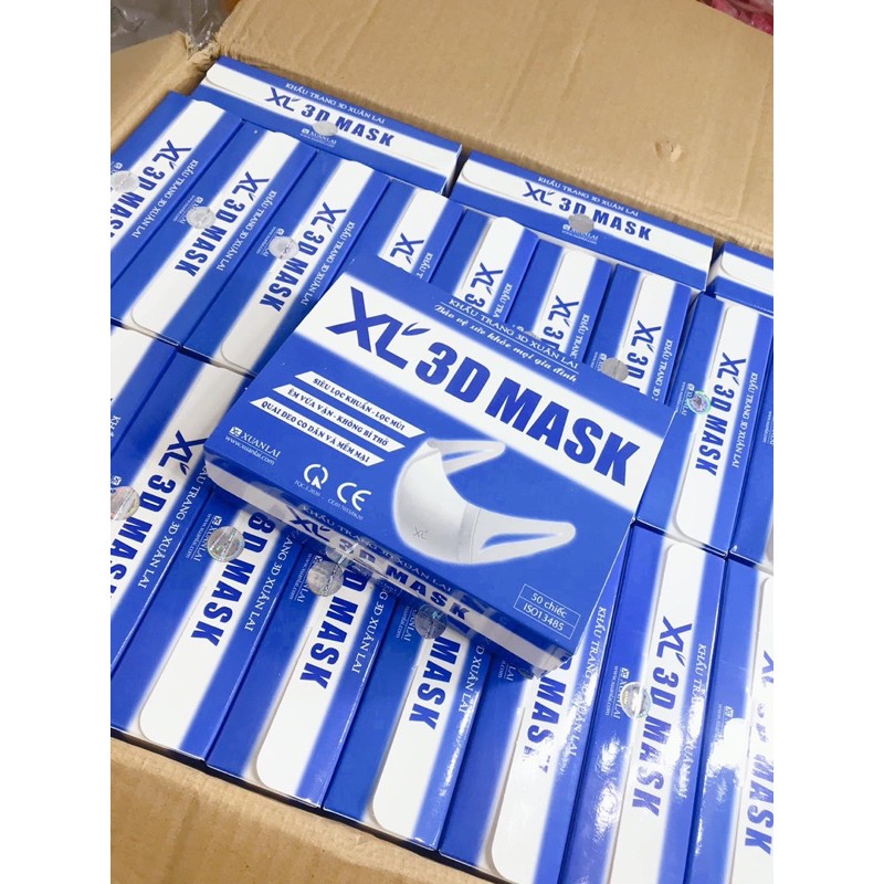 Hộp khẩu trang Xuân Lai 50 chiếc kháng khuẩn