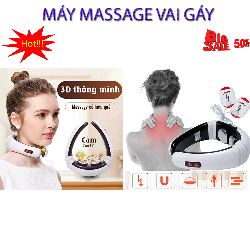 Máy mát xa cầm tay của nhật , Máy mát xa chân - CHỌN NGAY MÁY MASSAGE VAI GÁY 3D CAO CẤP, Bảo vệ sức khỏe mọi người, Model OM-189, Giảm sốc NGAY TRONG HÔM NAY 50%, bảo hành uy tín 1 đổi 1 Sp