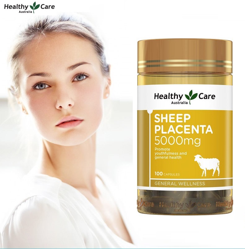 Nhau thai cừu Healthy care sheep placenta 5000mg 100 viên - Chống lão hóa |  VitaminDep.com