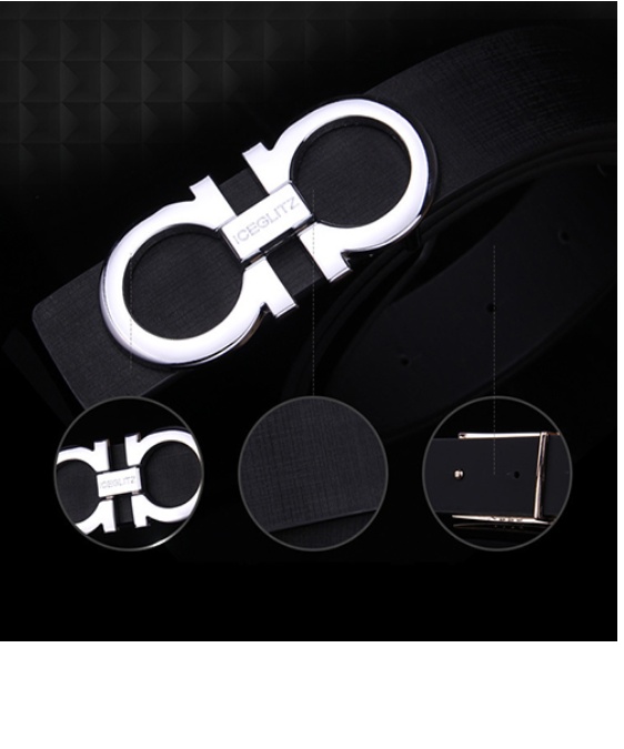 Dây Nịt Nam,Thắt lưng da 2 Chữ A sang trọng