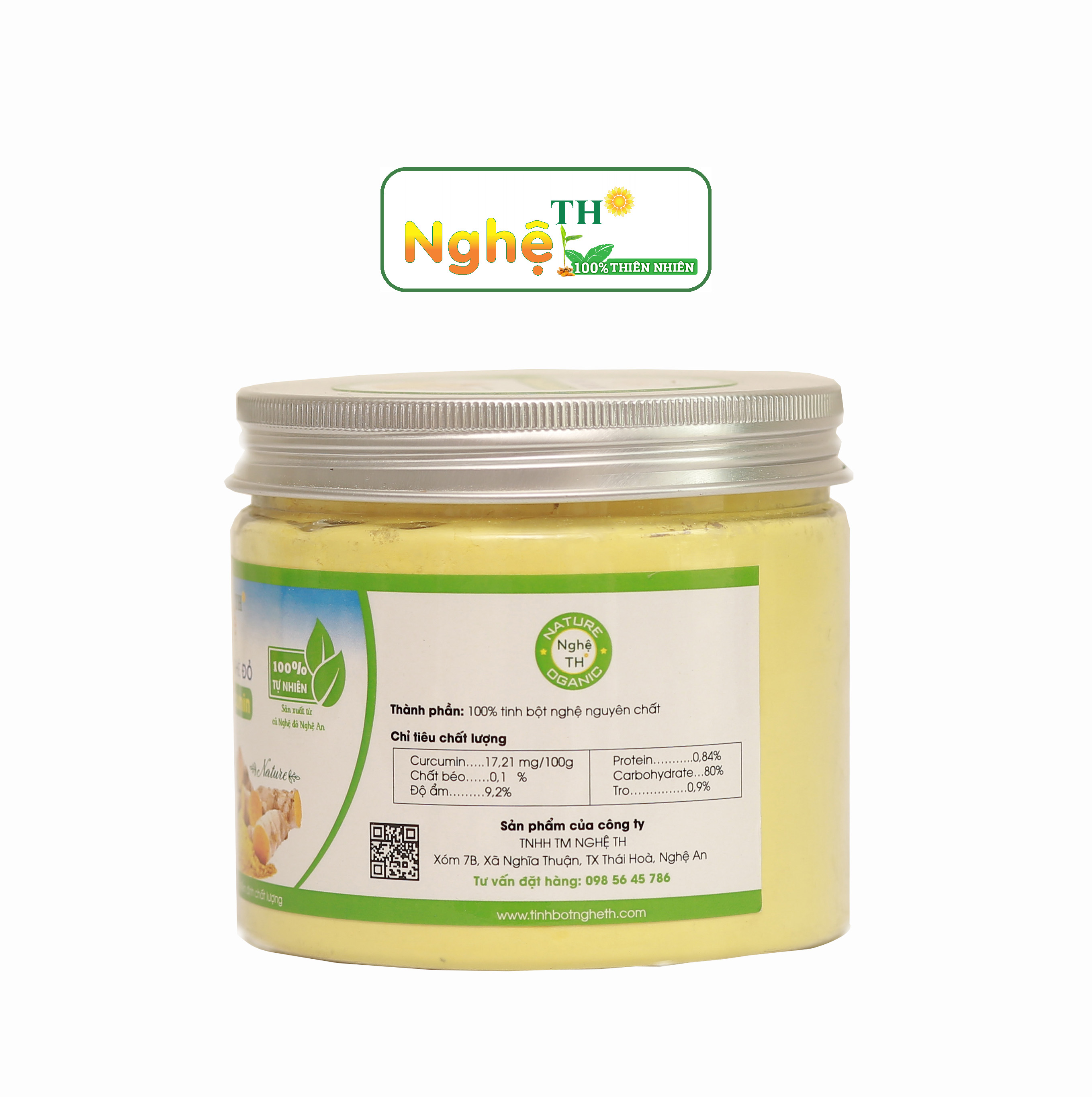 Tinh Bột Nghệ Đỏ NaNo Curcumin 250g