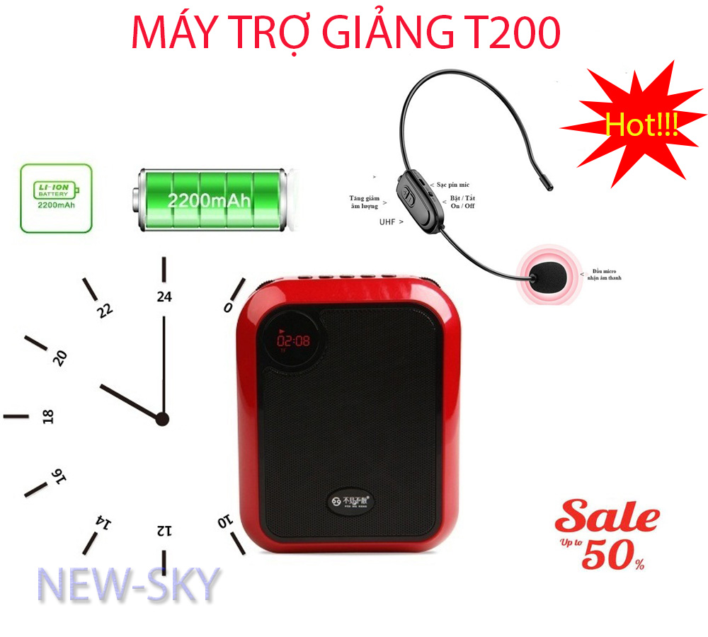 Máy trợ giảng hàn quốc may tro giang khong day - chọn ngay máy trợ giảng see me here t200 không dây hỗ trợ tối đa phát âm thanh ở không gian rộng mẫu nsk-7026 ưu đãi giảm giá 50% bảo hành 1 đổi 1 sản phẩm