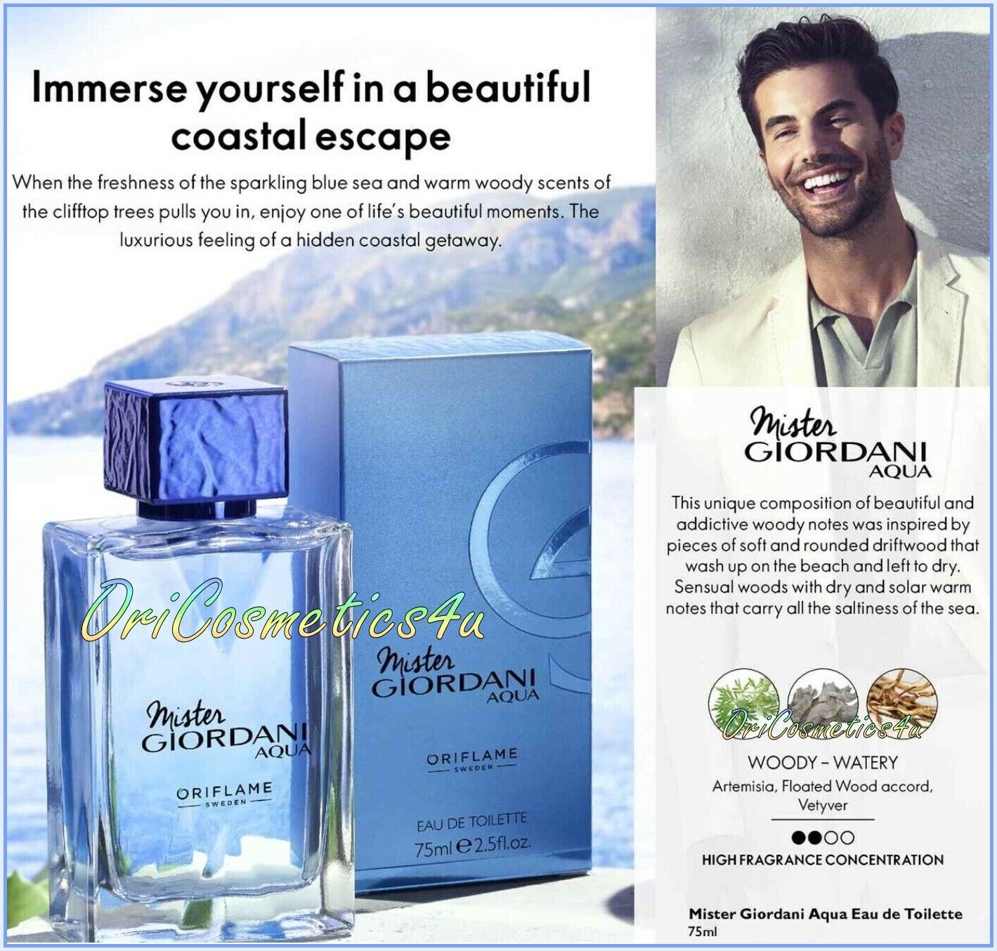 Parfum Pria Perfume Mister Giordani Oriflame Fragrance Mister