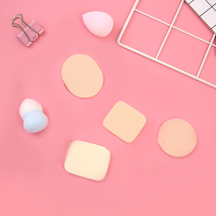 SET 6 mút trang điểm đa chức năng bằng bọt biển KELI, dụng cụ tán kem mọi vị trí, thao tác nhanh gọn, mút thoa kem dưỡng da, tuancua