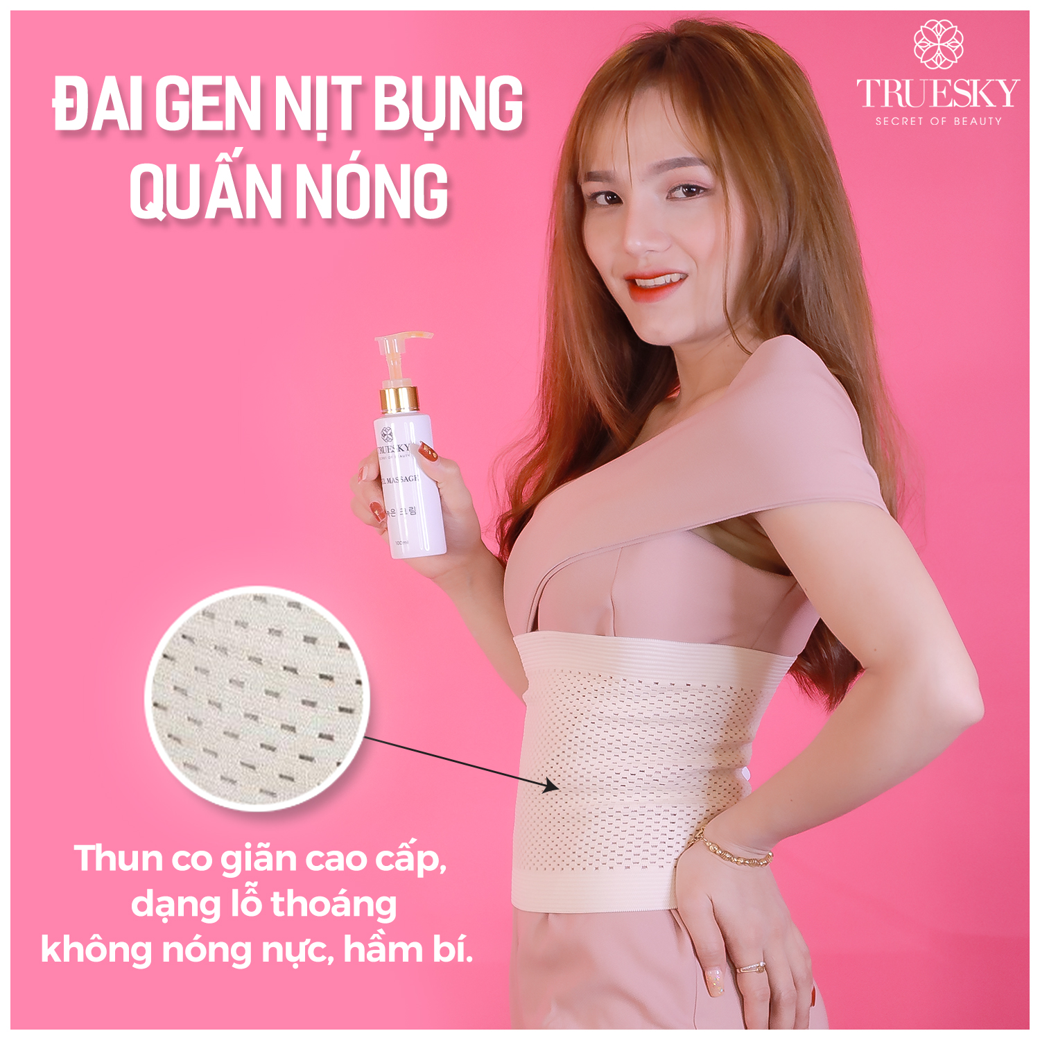 Bộ sản phẩm tan mỡ bụng Truesky Bộ sản phẩm tan mỡ bụng Truesky