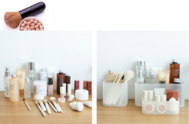 Kệ Đựng Mỹ Phẩm, Hộp son môi Mini Để Bàn Jiashi Kệ Đựng Đồ Nhựa PP 2 màu Full Size Tiện Dụng