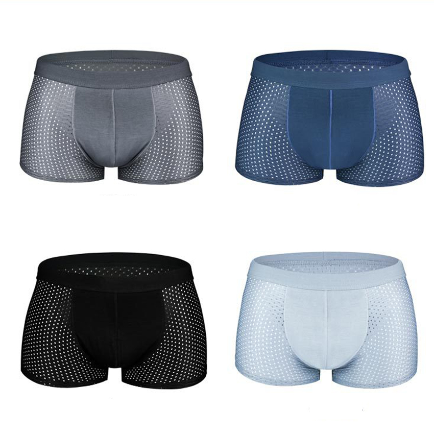 Quần sịp đùi, quần lót boxer thông hơi cao cấp dành cho nam - Chất liệu co dãn 4 chiều