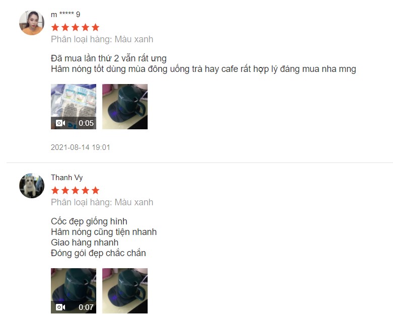 Cốc hâm nóng Lucky, cốc chưng yến pha trà pha cà phê, Cốc giữ nhiệt, đế hâm nóng cafe, Bộ cốc hâm sữa không kén cốc