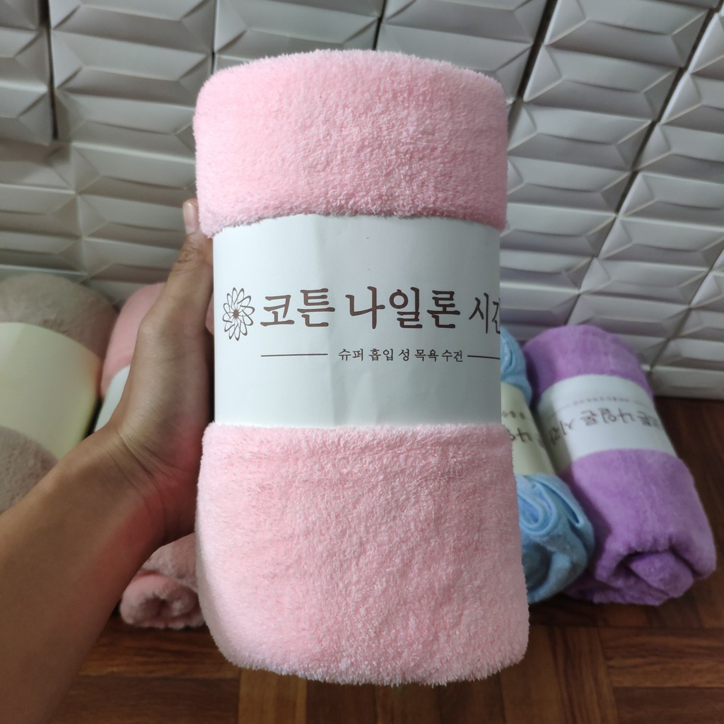 Khăn tắm lông cừu loại 1 (dài 140cm x rộng 70 cm)