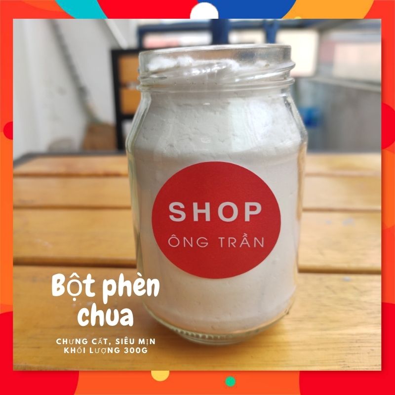 Bột phèn chua chưng cất, siêu mịn khử mùi hôi nách hôi chân Shop Ông Trần