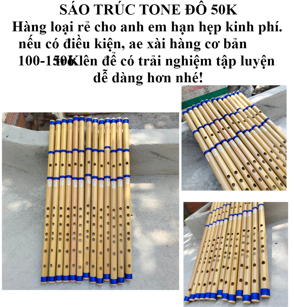 Sáo trúc tone đô c5 cơ bản