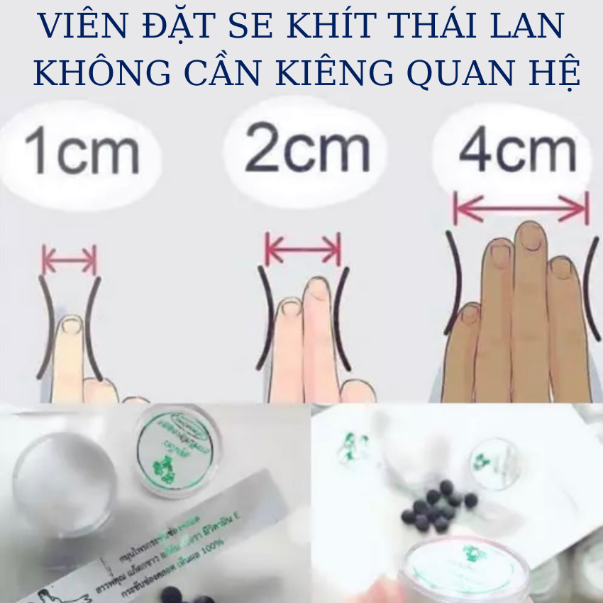 Viên đặt se khít vùng kín thái lan -hộp 10v - hiệu quả sau 30 phút đặt , chính hãng-VŨ THỊ ANH