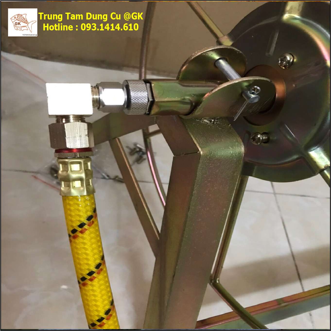 Rulo cuộn ống nước rulo cuốn dây phun xịt áp lực cao Trung Tâm Dụng Cụ @GK Shopconcachep