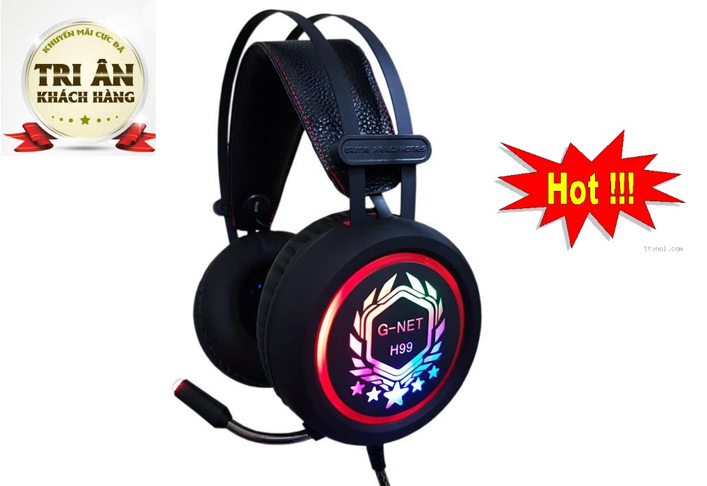Tai nghe gaming giá rẻ, tai nghe game - Tai nghe gameing có mic cao cấp, Âm thanh chân thực, sắc nét, Hệ thống đèn LED phong cách, Sản phẩm được game thủ yêu thích hiện nay. Tai nghe chơi game