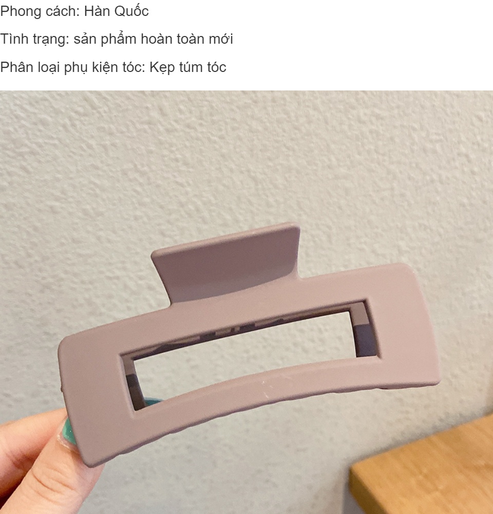 Kẹp tóc nữ Hàn Quốc càng cua kiểu mới đơn giản dễ thương xinh xắn KT01 - Phụ kiện tóc