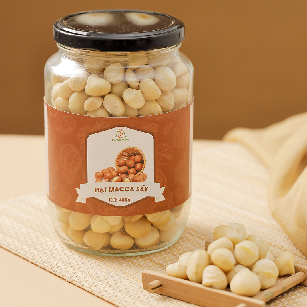Nhân macca tách vỏ sấy nguyên vị ăn vặt mẹ bầu/ ăn vặt ăn kiêng/ ăn vặt healthy lành mạnh/ ăn vặt giảm cân