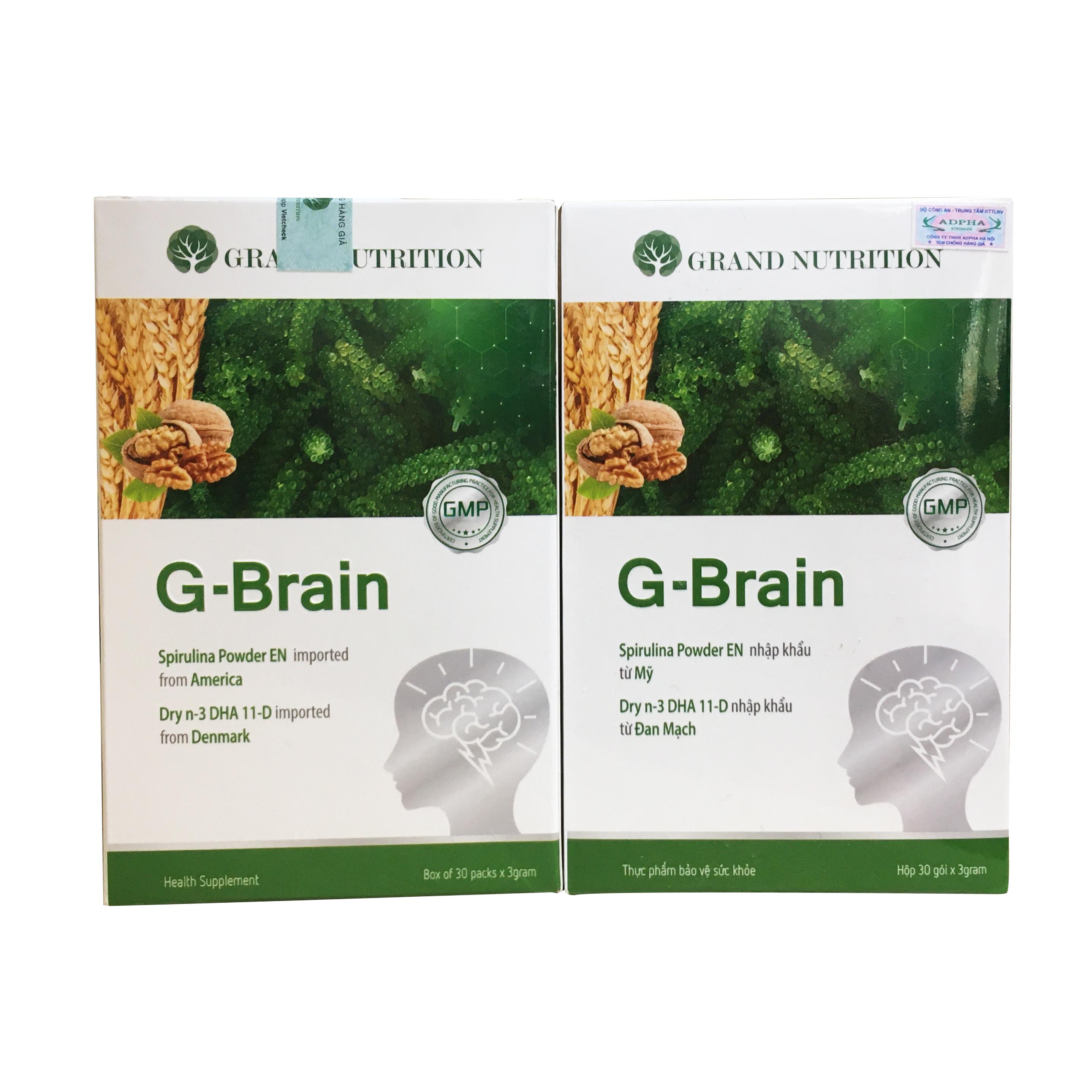 Cốm G-Brain cho bé thông minh, phát triển trí não toàn diện, tăng cường sức đề kháng