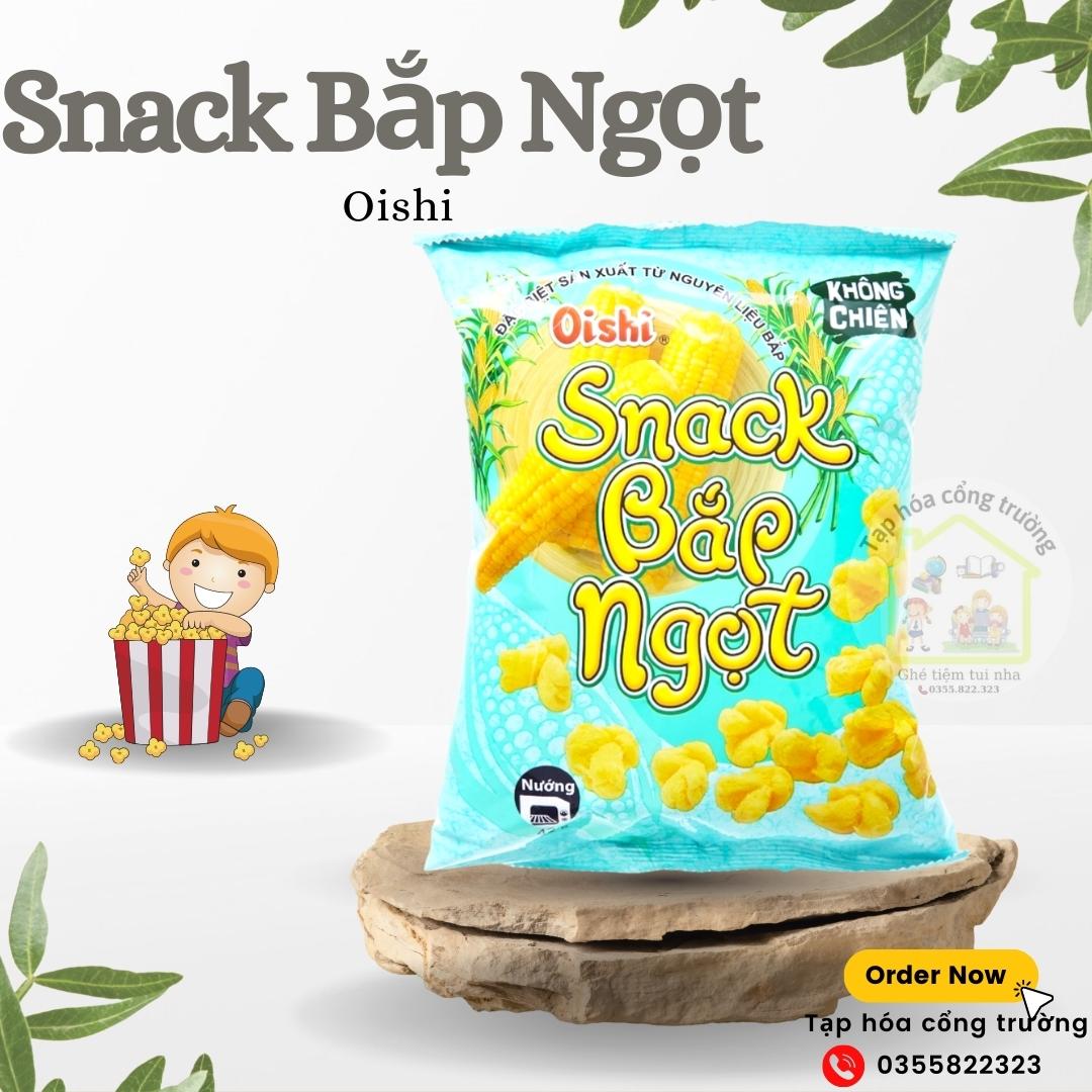 2 gói Snack bim bim Oishi Bắp Ngọt