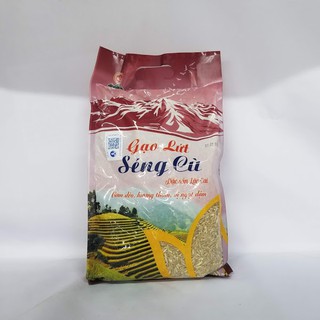 Gạo Lứt Séng Cù Của Bát Xát Lào Cai, Gạo Ngon Thơm, Đậm Đà Giầu Dinh Dưỡng Túi 2kg [KVAFA FOOD]