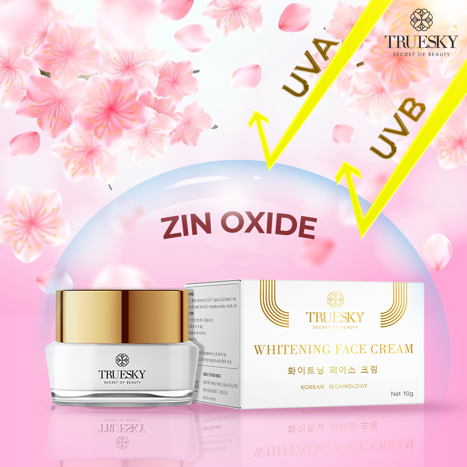 Kem dưỡng trắng da mặt Truesky