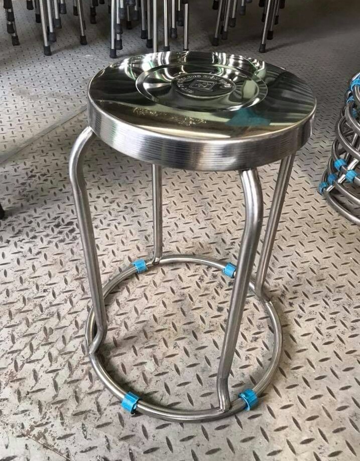 GHẾ INOX  CAO 50CM