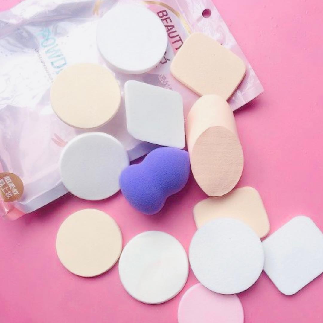 [HCM]Bộ 13 Bông Mút Trang Điểm Keli Sponge Makeup