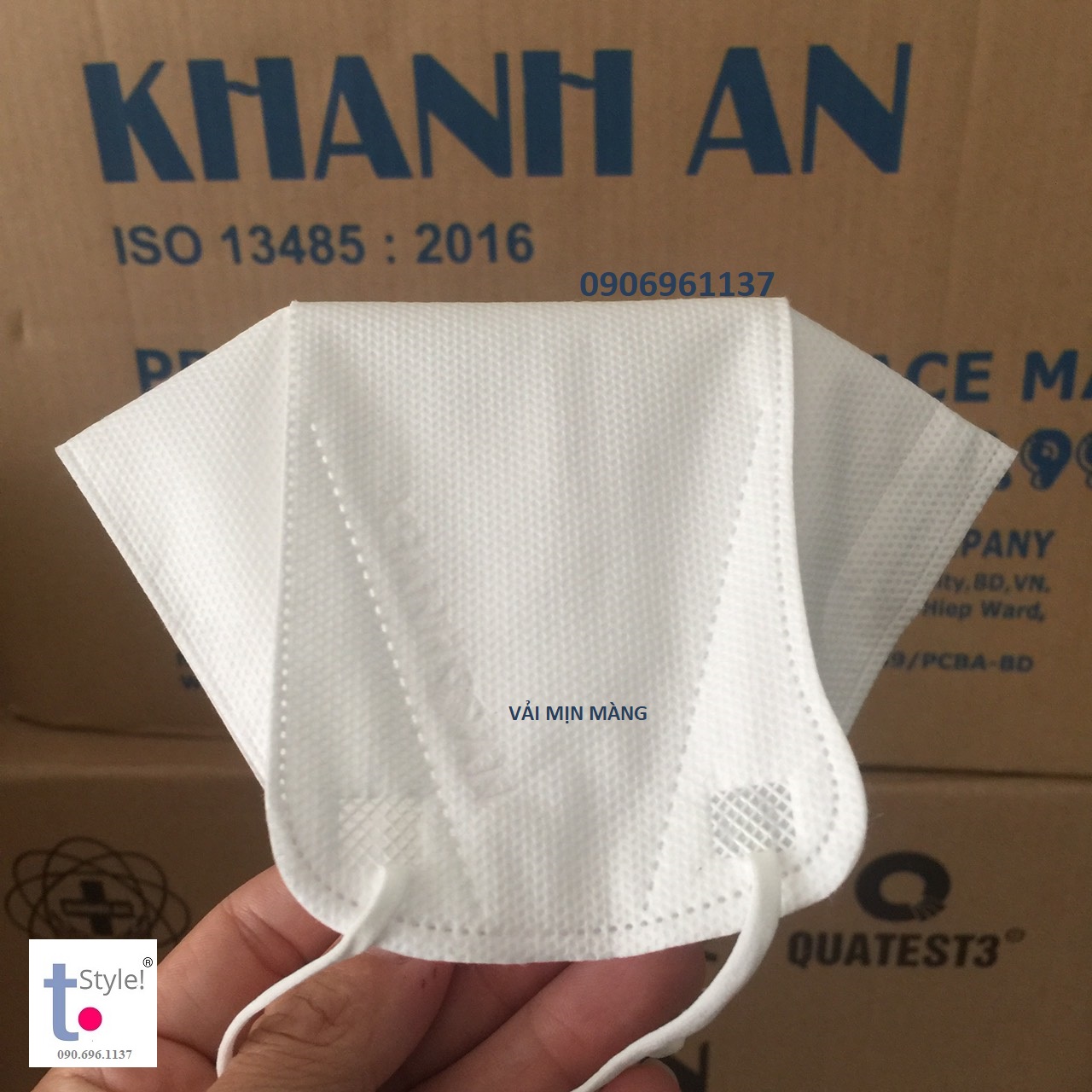 Hộp 30 cái khẩu trang 4D Khánh An KA99+ thiết kế đặc biệt 4 lớp với 3 lớp kháng khuẩn cao cấp