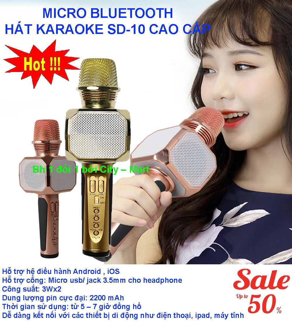 Karaoke Truc Tuyen Tren May Tinh Chọn Ngay Micro Karaoke Kèm Loa Bluetooth Sd10 Sotate - Hàng Nhập Khẩu‎ Model 129, ƯU ĐÃI GIẢM 50% TRONG HÔM NAY, BẢO HÀNH 6 THÁNG ĐỔI MỚI