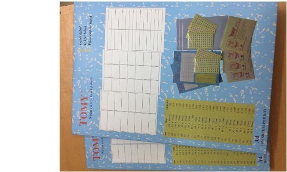 (Xấp 100 Tờ) Giấy Decal TOMMY A4 số 125 Đến 149