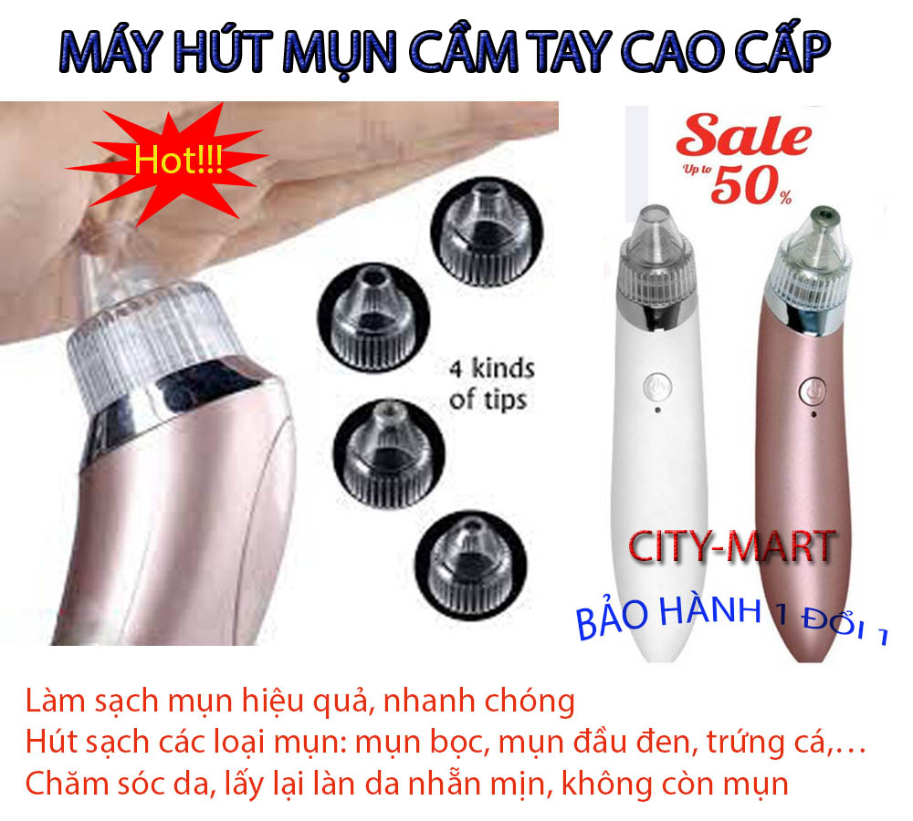 Tìm Cách Trị Mụn Trị Mụn An Toàn - Chọn Ngay Máy Hút Mụn Cầm Tay Cao Cấp Làm Sạch Sâu Các Loại Mụn Lấy Lại Làn Da Mịn Màng Model Cc - 4624 Giảm Sốc Ngay Trong Hôm Nay 50% Bảo Hành Uy Tín 1 Đổi 1 Tại City - Mart